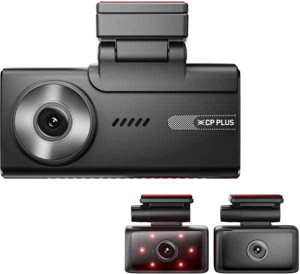 CP PLUS 4K 3 Ch Dashcam, ADAS, Built-in GPS, Touchscreen & Supports 1 TB Storage Dashboard Camera System