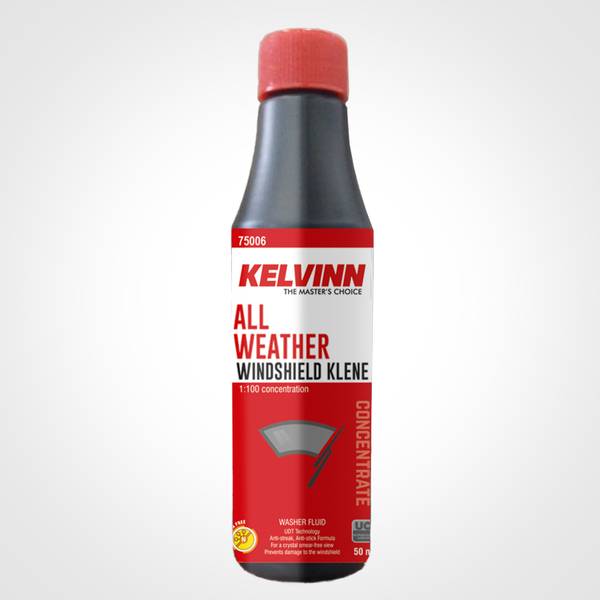 KELVINN Windshield Glass Cleaner 50ml (Pack of 5) - Hydrophobic with UDT Formula Liquid Vehicle Glass Cleaner