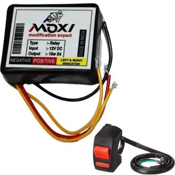 CROXIV Front, Rear, Side Flasher Indicator Light for Honda, Hero, Royal Enfield, Bullet, TVS, KTM, Universal For Bike Universal For Bike