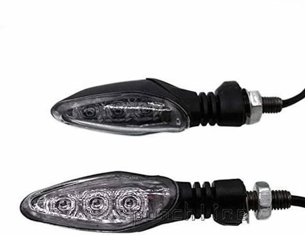OBEROI'S TRADERS Amber 3 LED Turn Signal Indicator Light Lamp for All KTM Bikes Indicator Light Motorbike LED for KTM (12 V, 12 W)