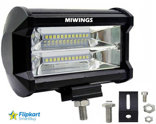 Flipkart SmartBuy 24 LED 72 Watt Spot Beam Lamp With Led Bar/Fog Light/Work Bar Light Fog Lamp Car, Motorbike LED (12 V, 72 W)