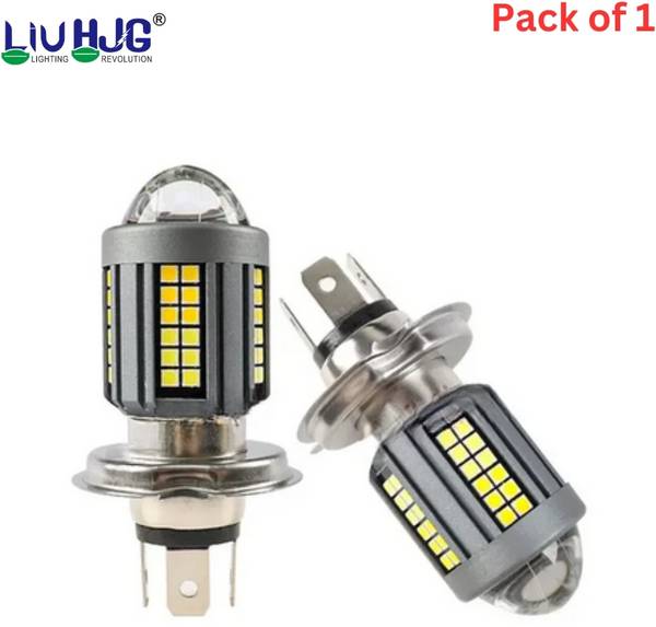 hjg White Yellow LED Headlight Bulb H4 For All Motorcycles Headlight Motorbike LED (12 V, 50 W)