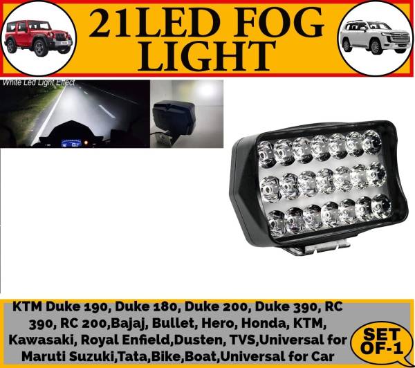 aksmit LED Fog Lamp Unit for Audi, BMW, TVS, Tata, KTM, Maruti Suzuki, Universal For Car 3 Series, 5 Series, 6 Series, 7 Series