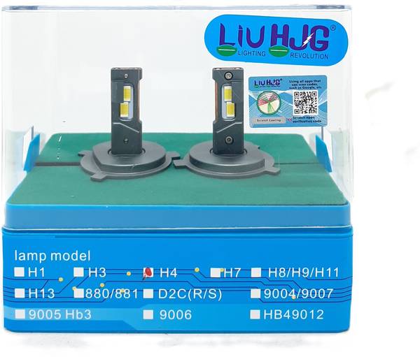 LIU HJG White LED 120 Watt H4 Headlight Bulb Headlight Car, Motorbike, Truck LED (12 V, 120 W)