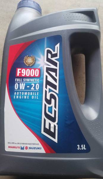 iocl F9000 0W-20 Fully Synthetic ECSTAR IOCL F9000 0W-20 Fully Synthetic ECSTAR for Petrol Cars Full-Synthetic Engine Oil