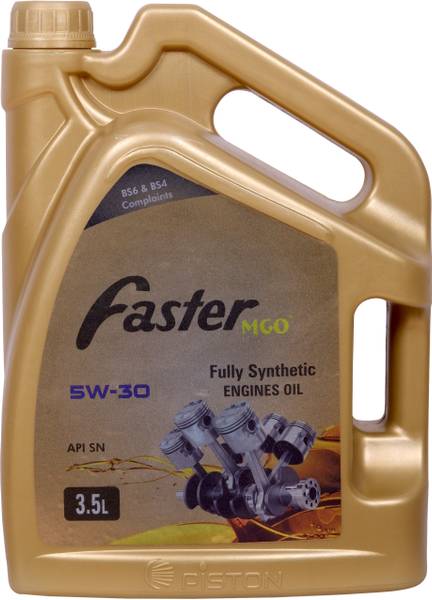 piston Faster 5W-30 MGO API SN For Petrol,Diesel & CNG cars Full-Synthetic Engine Oil