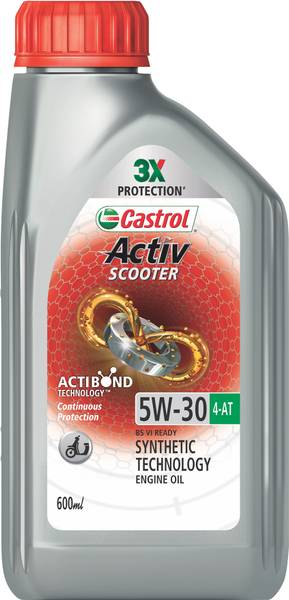 Castrol Activ SCOOTER 5W-30 4-AT (600ML) Full-Synthetic Engine Oil