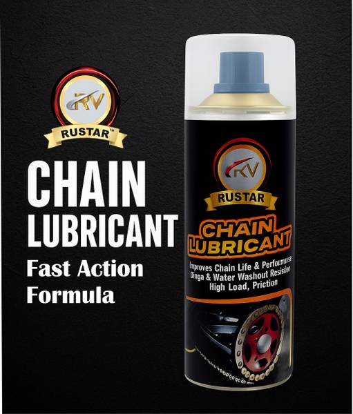 RUSTAR Bike Chain Lubricant Spray 500ml |Lubrication |Rust & Corrosion Protection |Prevent Chain Breakage| Chain Oil