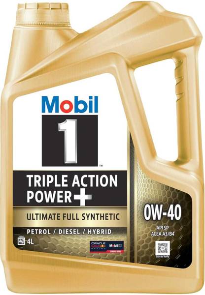 MOBIL1 Mobil 1 0W-40 Mobil 1 Triple Action Power+ 0W-40(4LTR) Full-Synthetic Engine Oil