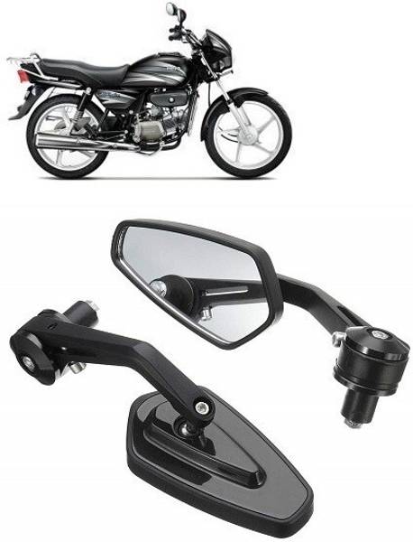 Pious Manual Rear View Mirror, Passenger Side, Driver Side For Bajaj, Hero, Honda, KTM, Royal Enfield, Suzuki, Yamaha, TVS, Universal For Bike Standar...