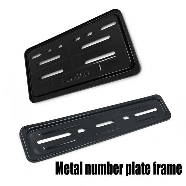 SRPHERE Bike Number Plate metal frame Set of Two (Front and Back) for TVS Apache RTR 160 Bike Number Plate