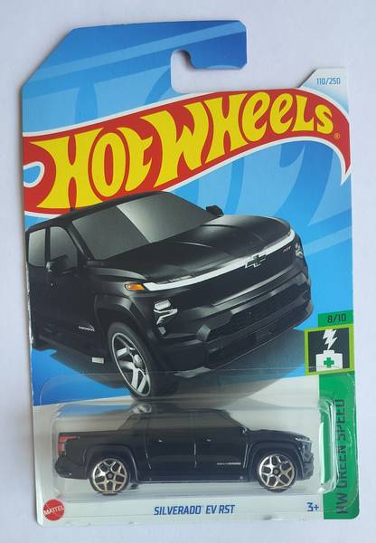 HOT WHEELS HW GREEN SPEED 8/10 SILVERDO EV RST TOY CAR