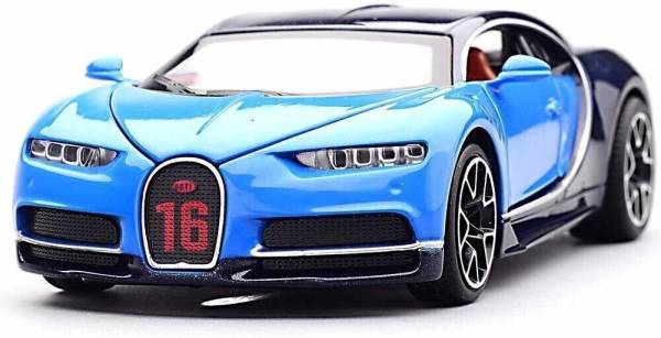 AK10ZONE Bugatti Alloy Die-cast Collectible Pull Back Model Car 1:32