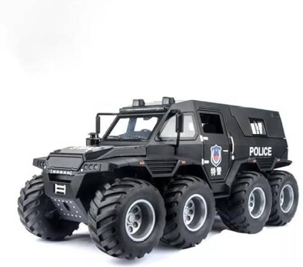 KIDSNEY Russia8x8 ATV Armored Police Car Model Alloy Toy Car Boy Off-Road Toy car