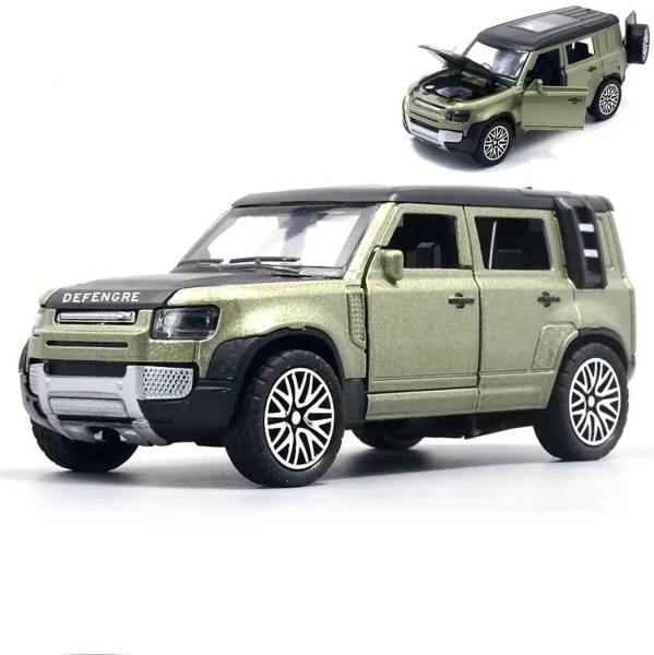 FUNDRIFT 1:32 Range Rover Defender Model Car Metal Die-cast SUV with Openable Doors