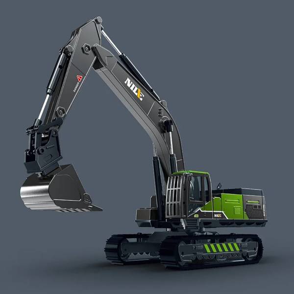 DUWOL Unbreakable Construction Long Crane Excavator Truck Rotate by 360 Degree JCB Toy