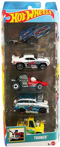 HOT WHEELS 5 Car Gift Pack (Tooned JBJ85)