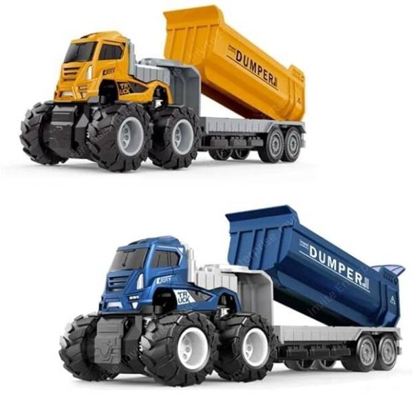 Devdhan 1:43 Metal Die Cast Dumper Truck, Transport Dumper Truck Toy
