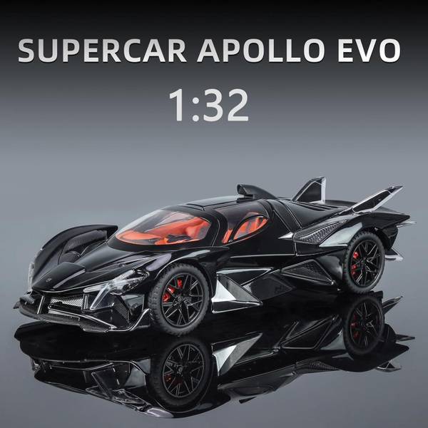 Akvanar 1:32 Apollo Evo Super car Diecast Metal car Toys Model Sound & Light pc 1
