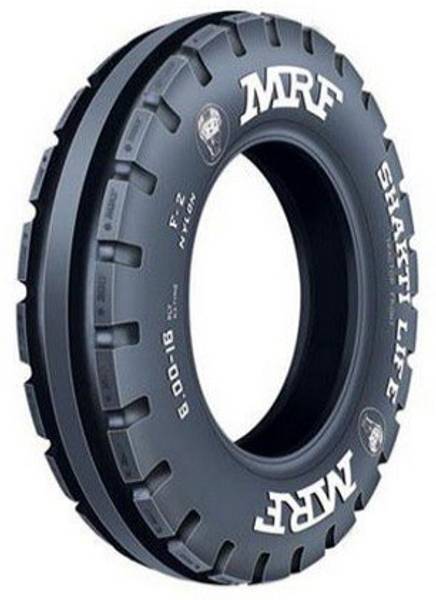 MRF 6.00-16 F2 SHAKTI LIFE N8PLY ( ONLY TYRE IS COME TUBE WAS NOT COME WITH TYRE) 4 Wheeler Tyre