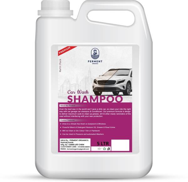 FERMENT ORGANICS High Foam Car Shampoo Premium Car Washing Liquid Car Washing Liquid Car Washing Liquid
