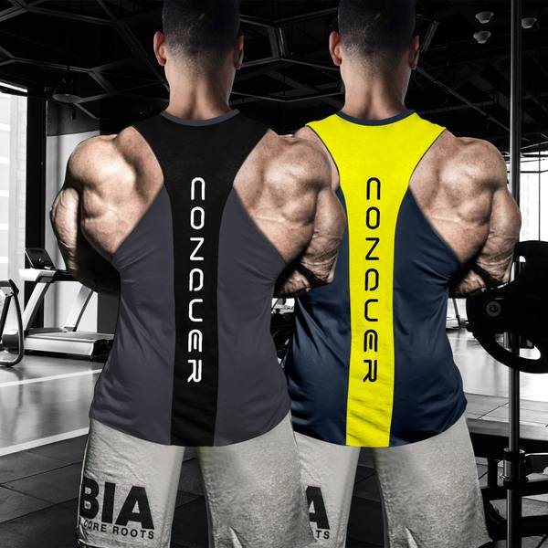 Jump Cuts Men Vest