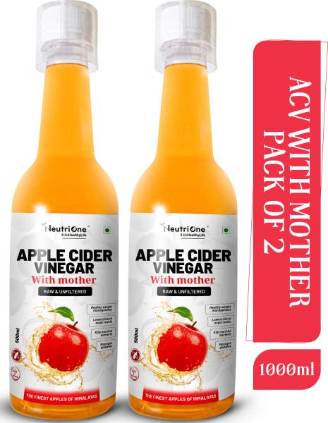 NeutriOne Apple Cider Vinegar for Weight Loss With Mother Vinegar