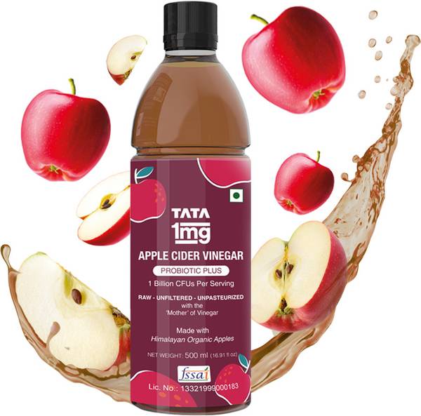 TATA 1mg Apple Cider Vinegar ACV Probiotic Plus Vinegar