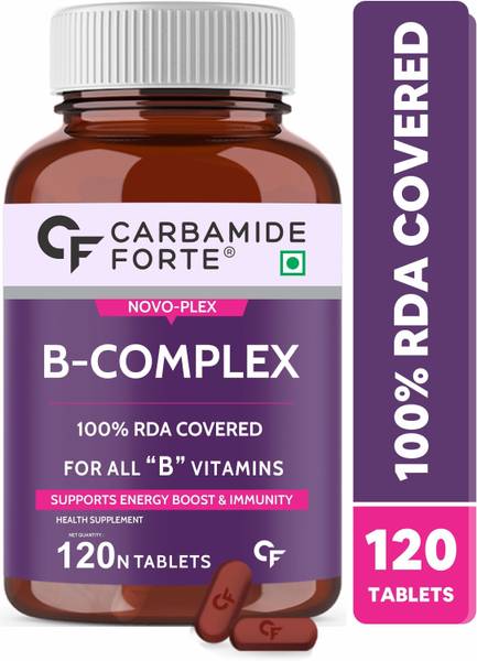 CARBAMIDE FORTE Vitamin B Complex tablets | B1, B2, B3, B5, B6, B9, Biotin & Vitamin B12 Tablets