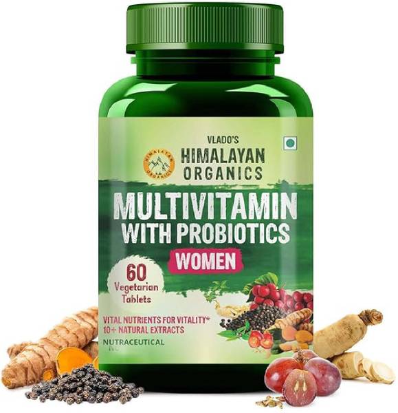 Vlado's Himalayan Organics Multivitamin with Probiotics for Women ( Pack of 1 )
