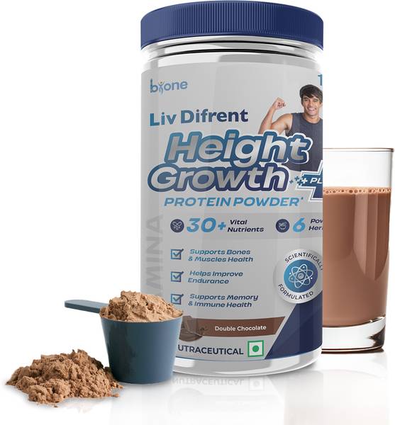 Bione Height Growth Protein Powder with 30+ Nutrients, Enhances Muscle Development