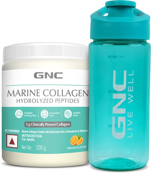 GNC Marine Collagen | Hydrolyzed Peptides | 5g Clinically Proven Collagen