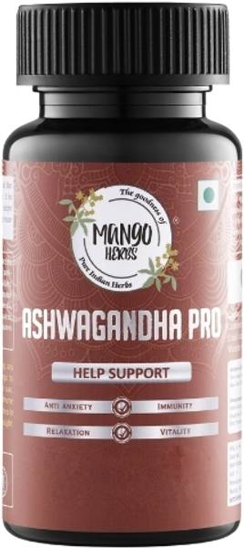 MANGO HERBS Ashwagandha Pro-Root Extract-Boost Strength & Stamina & Immunity-Reduce Stress