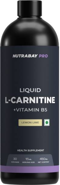 Nutrabay Pro Liquid L-Carnitine + Vitamin B5