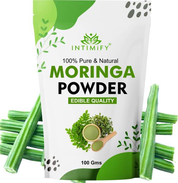 INTIMIFY Moringa Leaf Powder, For Eating, Hair Treatment, Weight Loss, Vitamin Supplement