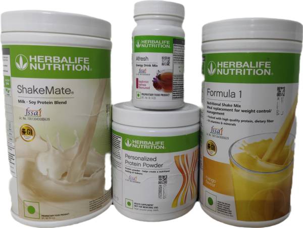 Herbalife Nutrition FORMULA1 MANGO SHAKE SHAKEMATE &PROTEIN POWDER200GM & AFRESH KASHMIRI KHAWA