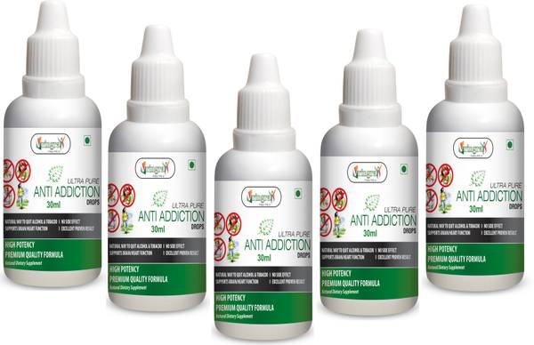 Vringra Stop Addiction Drops-Addiction Killer-Stop Drug Alcohol Addiction-Stop Smoking- Smoking Cessations