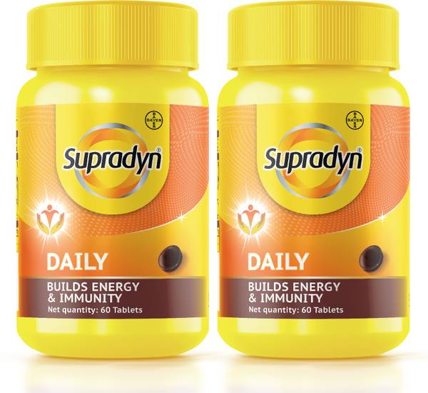 Supradyn Daily Multivitamin with 12 Vitamins, Zinc|For Immunity & Energy Tablets