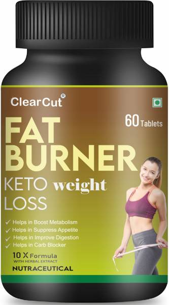 Clearcut FAT BURNER Weight loss Keto Slim Ayurvedic for men women tablets 60