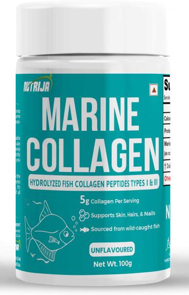 NutriJa Marine Collagen Peptides  Hydrolyzed Fish Collagen - Highly Bioavailable