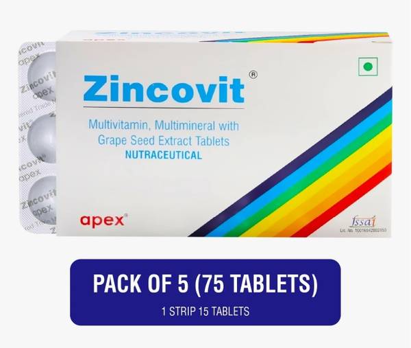 Zincovit Tablet with Multivitamin, Multimineral