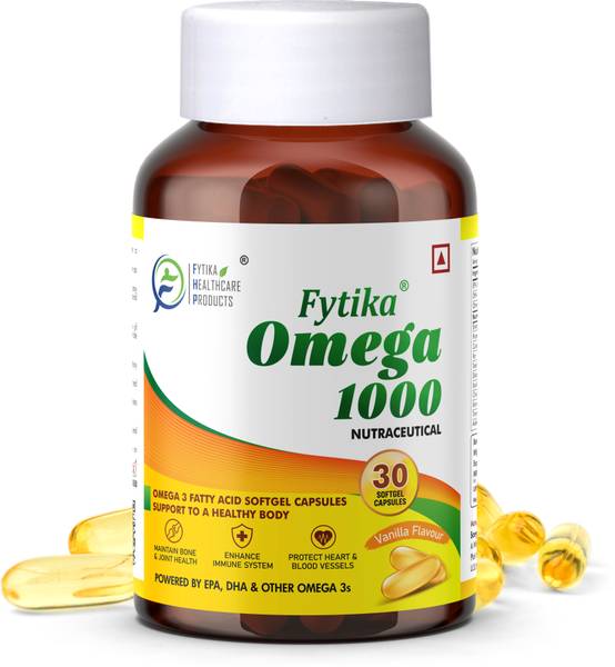 FYTIKA HEALTHCARE PRODUCTS Fytika Omega 1000 - EPA 360 MG + DHA 240 MG, Omega Fatty Acids | 30 Capsules