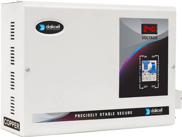 daikcell 5 KVA COPPER 90V-300V Heavy Duty Mainline Voltage Stabilizer for Home