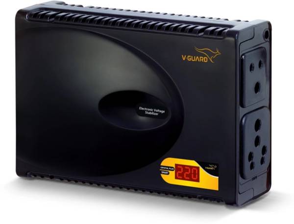 V-Guard Crystal Plus Smart TV Voltage Stabilizer Up to 55 inch TV + Set Top Box + Home Theatre