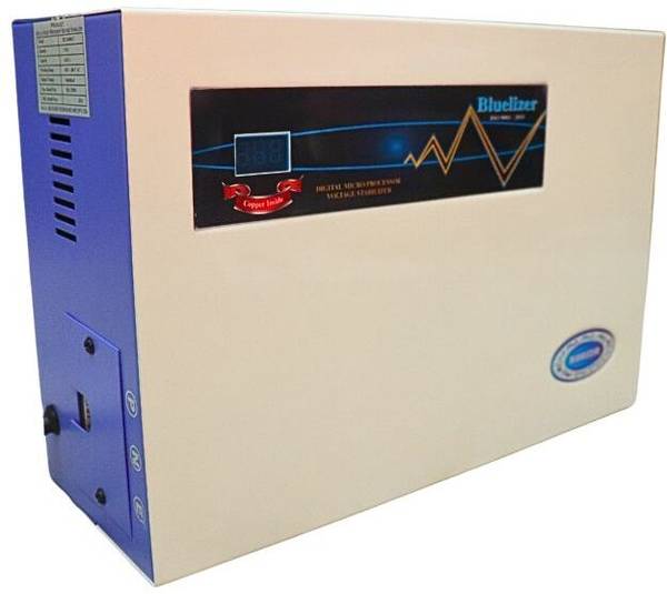 BLUELIZER BLT0490CC VOLTAGE STABILIZER FOR 1 / 1.5 & UPTO 2 TON AC . WORKING RANGE (90 - 300 V)