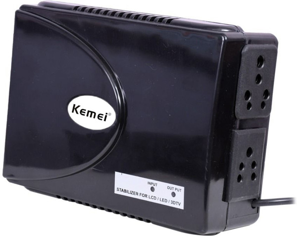 kemei Crystal Plus Supreme TV Voltage Stabilizer TV Voltage Stabilizer for 150 cm (60) TV+Set topbox+Home Theatre System