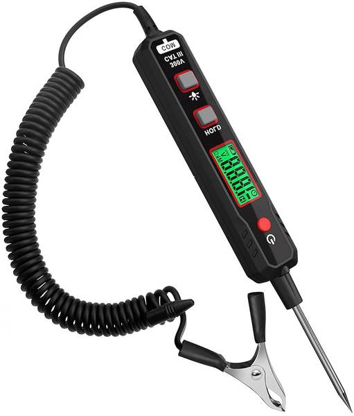 Zeitel Vehicle Circuit Tester 0.8V100V DC Voltage Tester with LCD