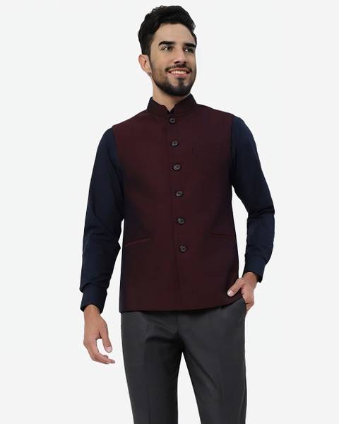 Rocksy Solid Men Waistcoat