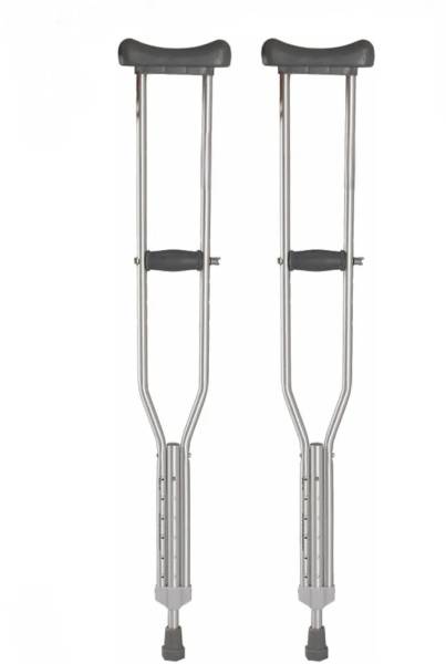 MAHIKA Healthcare Auxiliary Crutches Pair - 2 Pieces Under Arm Walking Stick