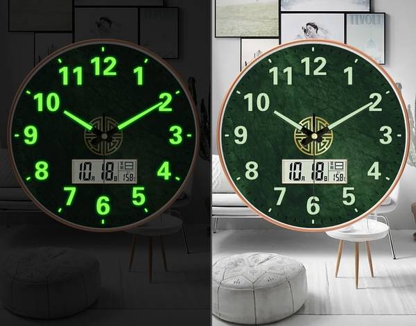 Prefact Analog-Digital 30 cm X 30 cm Wall Clock